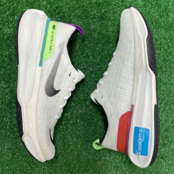 Nike ZOOMX INVINCIBLE RUN FLYKNIT 3 Mens Shoes White FJ1046-100 VNDS Sz 7.5 main image 7